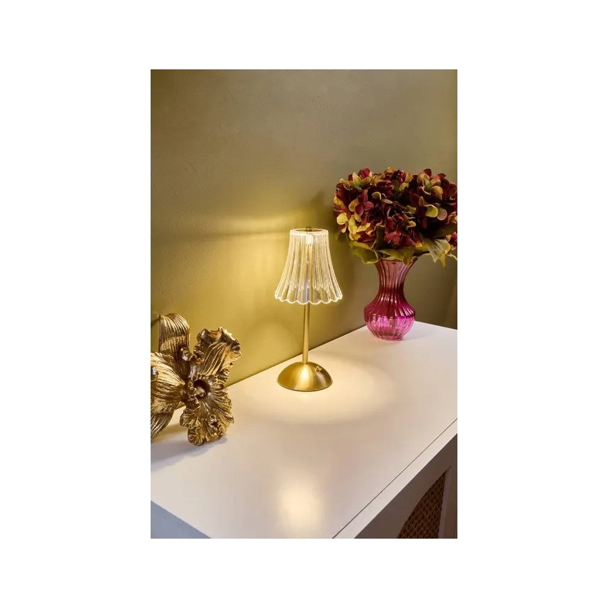 Atmosphera - LED zatemnjevalna na dotik polnilna namizna svetilka ANETH LED/3,7V 1800 mAh