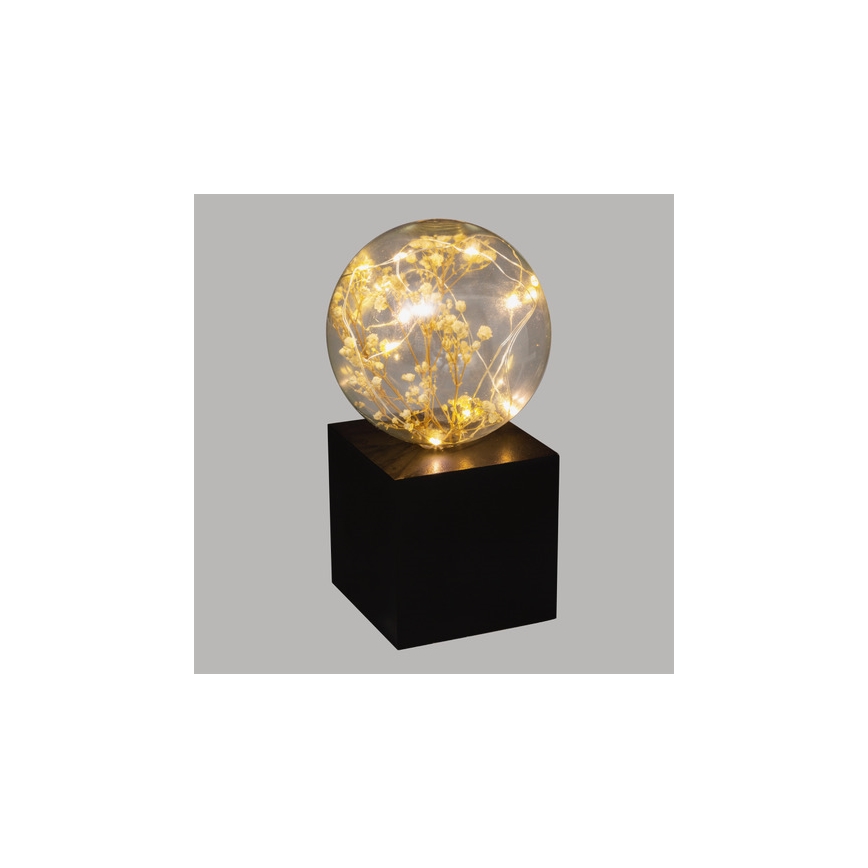 Atmosphera - LED namizna svetilka MICRO LED/2xAAA antracitna