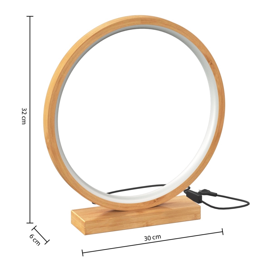 Atmosphera - LED Namizna svetilka STELA LED/2,7W/230V bambus
