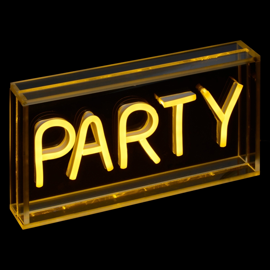 Atmosphera - LED neonska namizna dekoracija PARTY LED/5V