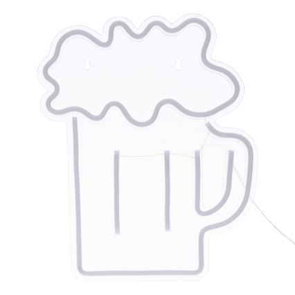 Atmosphera - LED neonska stenska dekoracija BEER LED/5V