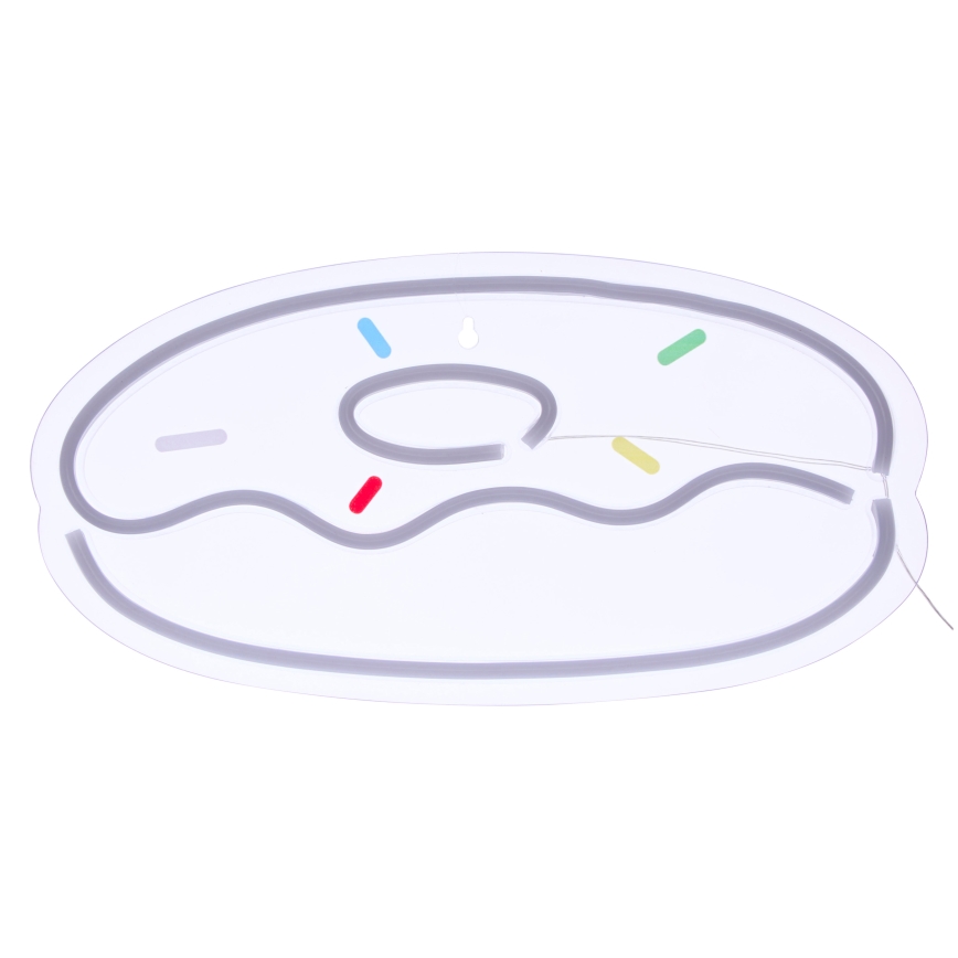 Atmosphera - LED neonska stenska dekoracija DONUT LED/5V