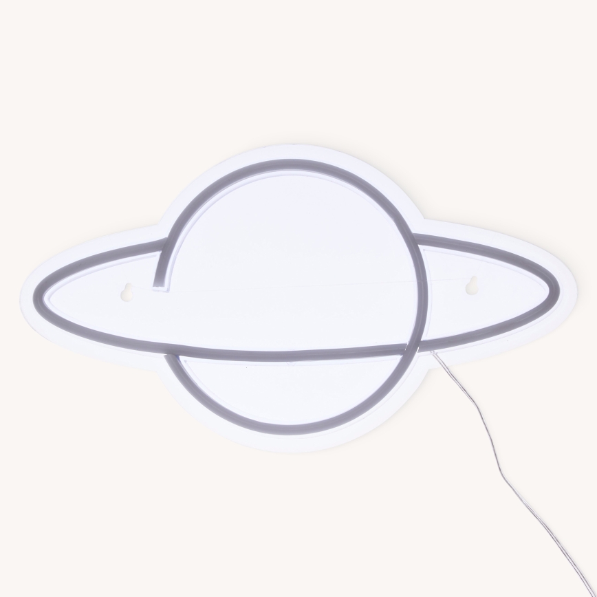 Atmosphera - LED neonska stenska dekoracija PLANET LED/5V