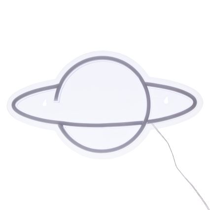 Atmosphera - LED neonska stenska dekoracija PLANET LED/5V