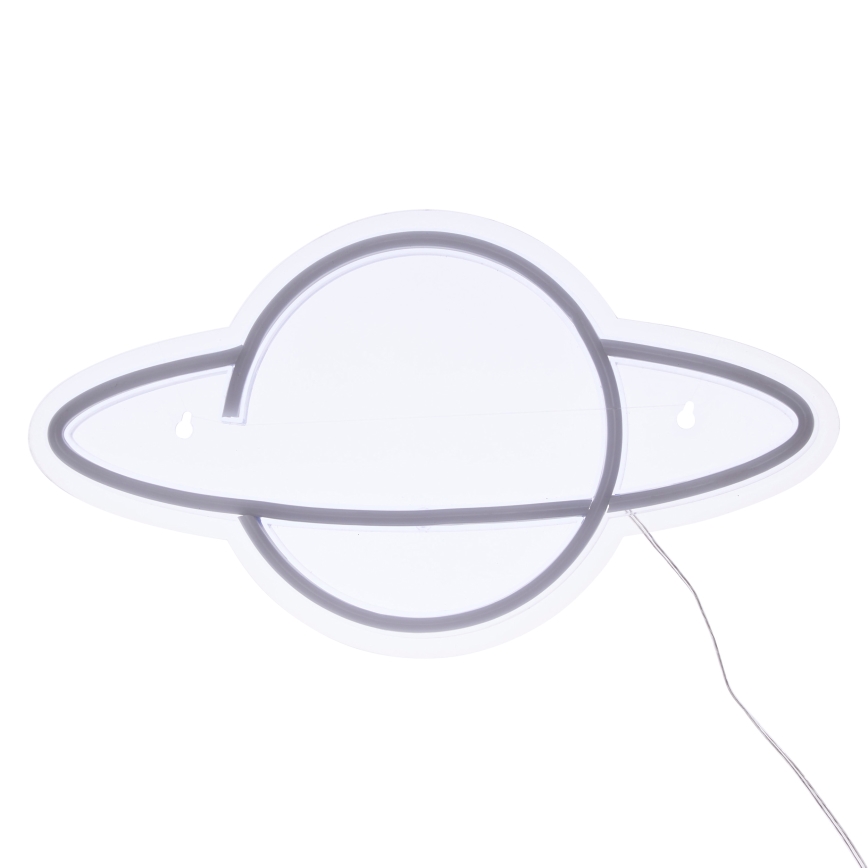 Atmosphera - LED neonska stenska dekoracija PLANET LED/5V