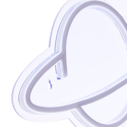 Atmosphera - LED neonska stenska dekoracija PLANET LED/5V