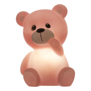 Atmosphera - LED Otroška nočna lučka TEDDY LED/3xLR44 rožnata