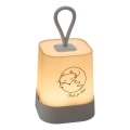Atmosphera - LED otroška polnilna nočna lučka na dotik RABBIT LED/3,7V 1200 mAh siva