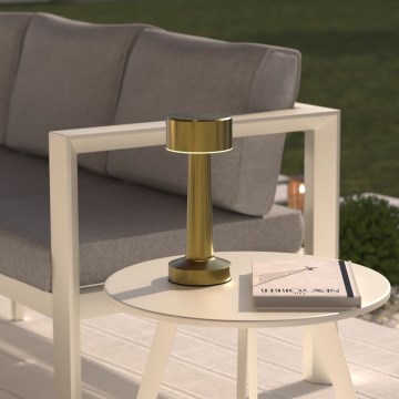 Atmosphera - LED Polnilna zunanja namizna svetilka na dotik HALTO LED/5V IP44