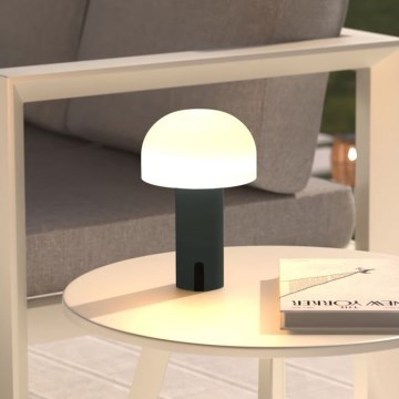 Atmosphera - LED Polnilni zunanji na dotik namizna svetilka JANY LED/3,7V 22 cm 2200 mAh IP44 črna