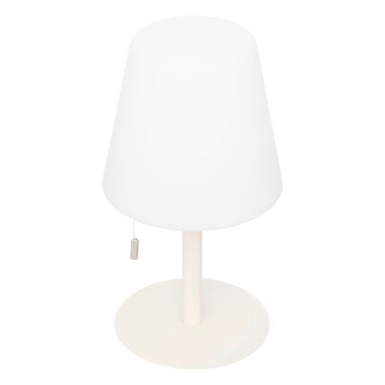Atmosphera - LED RGBW Polnilni zunanji namizna svetilka ZACK LED/3,7V 1200 mAh IP44 bež