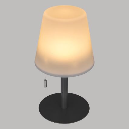 Atmosphera - LED RGBW Polnilni zunanji namizna svetilka ZACK LED/3,7V 1200 mAh IP44 črna