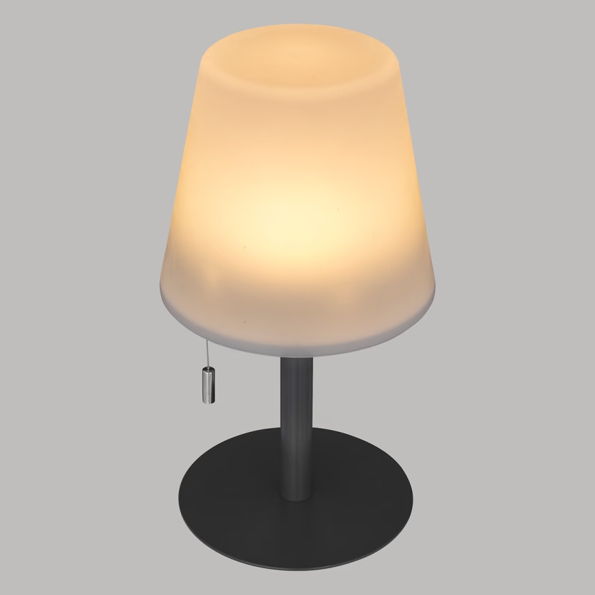 Atmosphera - LED RGBW Polnilni zunanji namizna svetilka ZACK LED/3,7V 1200 mAh IP44 črna