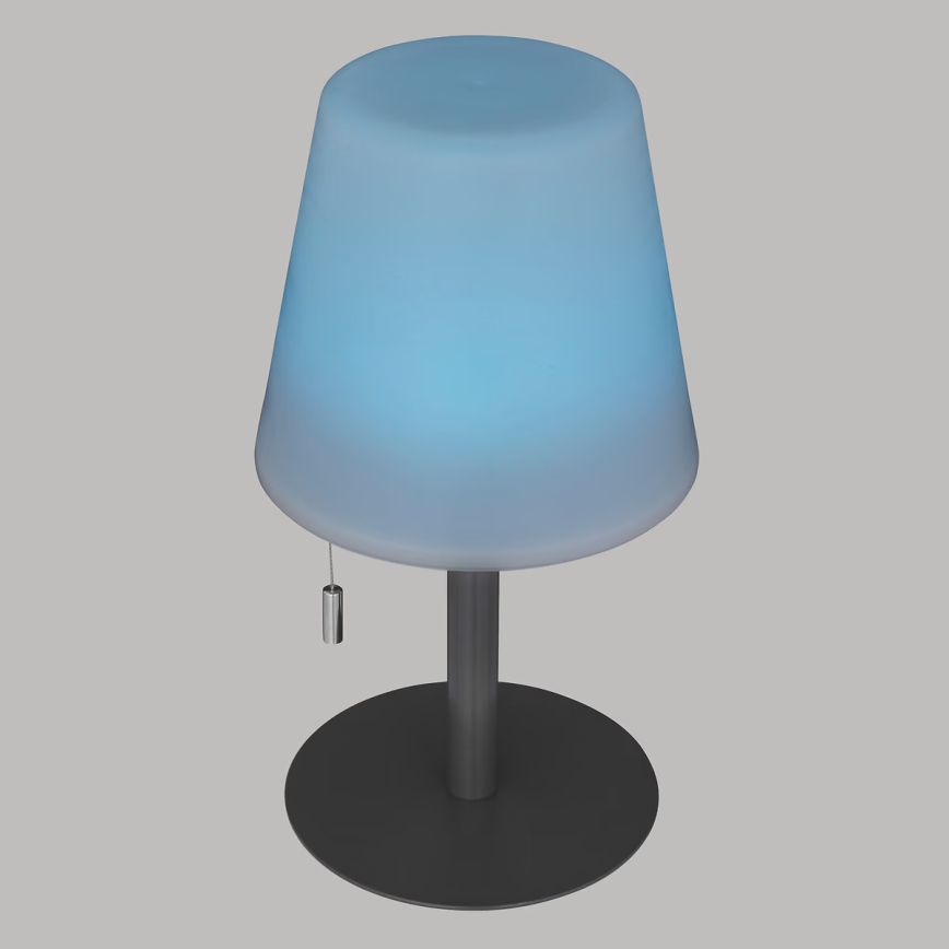Atmosphera - LED RGBW Polnilni zunanji namizna svetilka ZACK LED/3,7V 1200 mAh IP44 črna