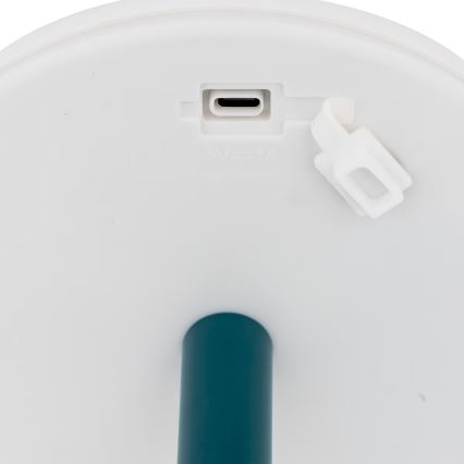 Atmosphera - LED RGBW Polnilni zunanji namizna svetilka ZACK LED/3,7V 1200 mAh IP44 turkizna