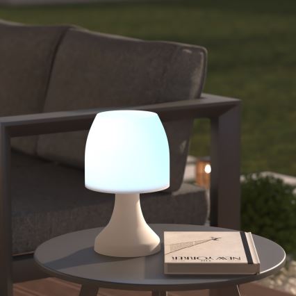 Atmosphera - LED RGB Zunanja namizna svetilka DOKK LED/3xAAA 27,5 cm IP44