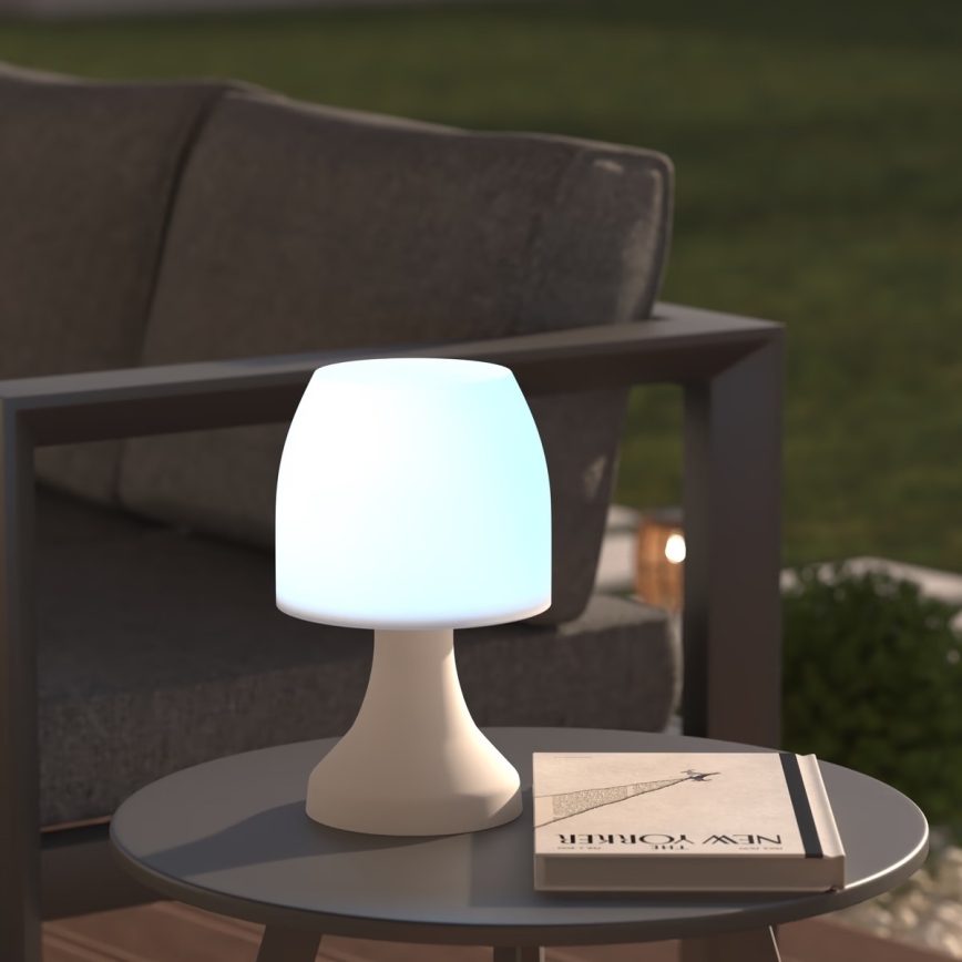 Atmosphera - LED RGB Zunanja namizna svetilka DOKK LED/3xAAA 27,5 cm IP44