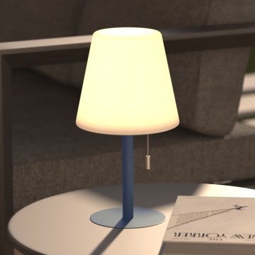 Atmosphera - LED RGBW Polnilni zunanji namizna svetilka ZACK LED/3,7V 1200 mAh IP44 turkizna