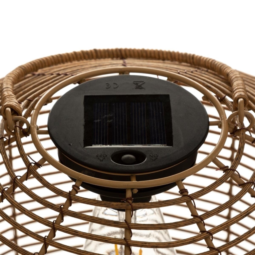 Atmosphera - LED Solarna svetilka CUBA LED/1,2V IP44 ratan