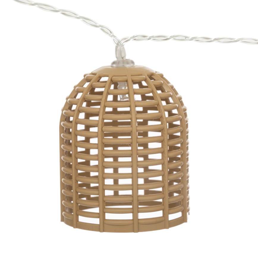 Atmosphera - LED solarni dekorativni niz AIA 10xLED 3,35m IP44 topla bela 1500 mAh