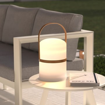 Atmosphera - LED Zatemnitvena polnilna zunanji namizna svetilka KIARA LED/3,7V 36 cm 4000 mAh IP44