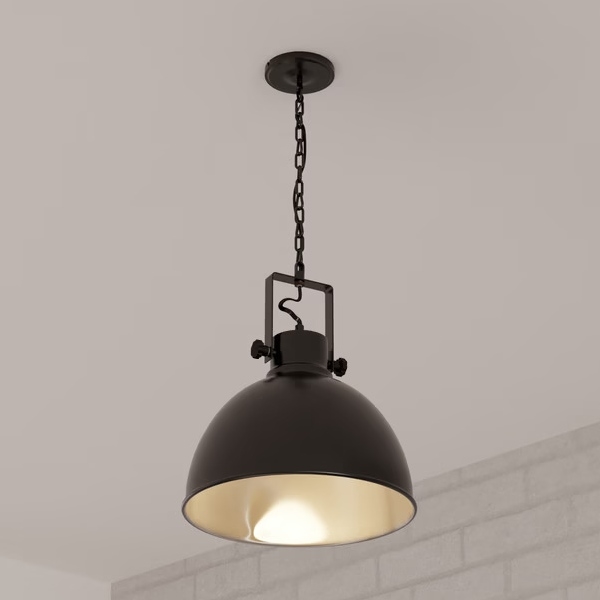 Atmosphera - Lestenec na verigi BASALT 1xE27/25W/230V črna