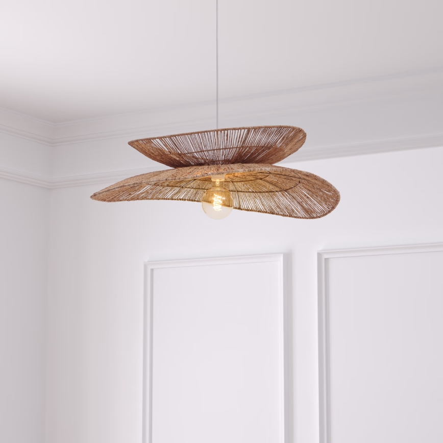 Atmosphera - Lestenec na vrvici ALARA 1xE27/40W/230V juta