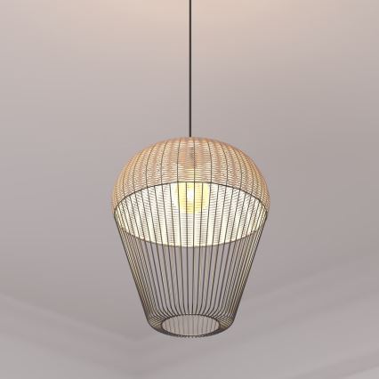 Atmosphera - Lestenec na vrvici ANEA 1xE27/40W/230V ratan
