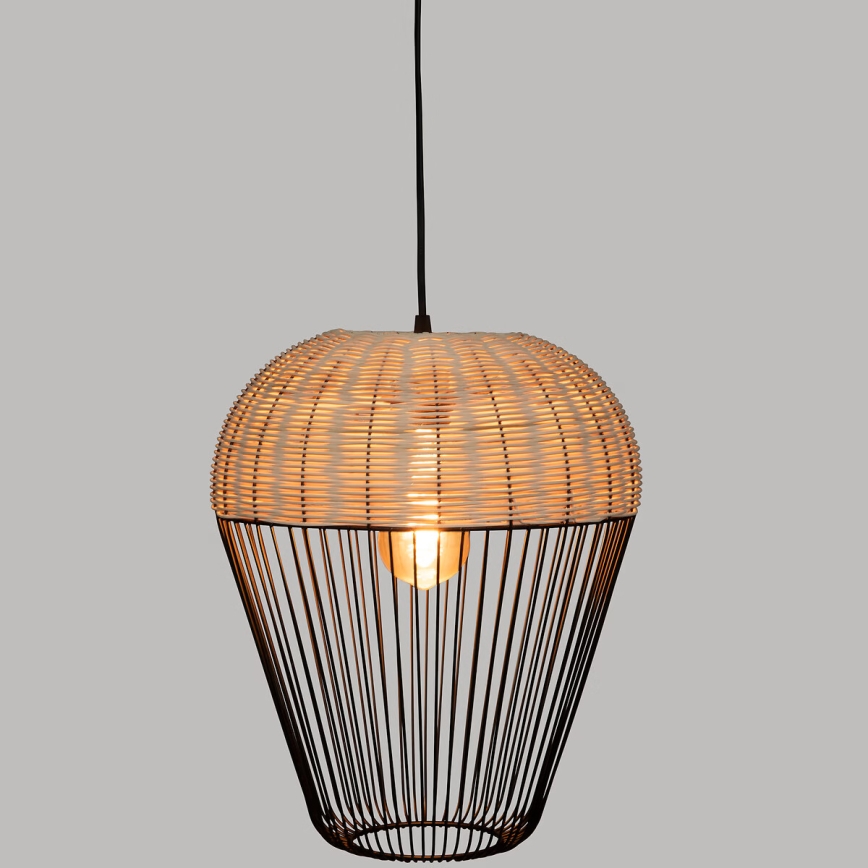 Atmosphera - Lestenec na vrvici ANEA 1xE27/40W/230V ratan