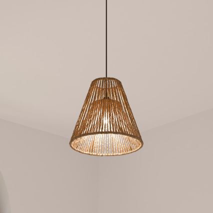 Atmosphera - Lestenec na vrvici GIADA 1xE27/40W/230V juta