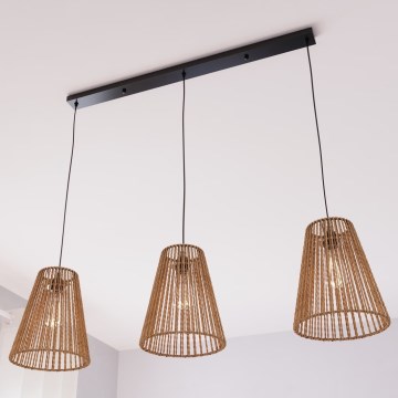 Atmosphera - Lestenec na vrvici GIADA 3xE27/40W/230V