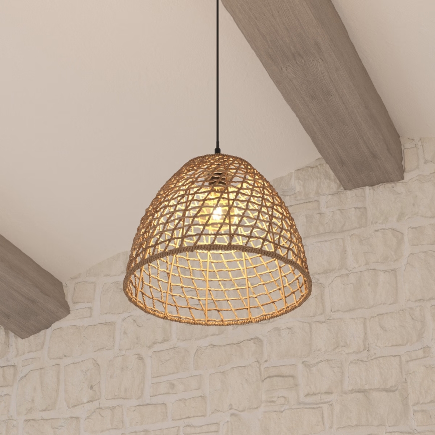 Atmosphera - Lestenec na vrvici JADA 1xE27/40W/230V ratan