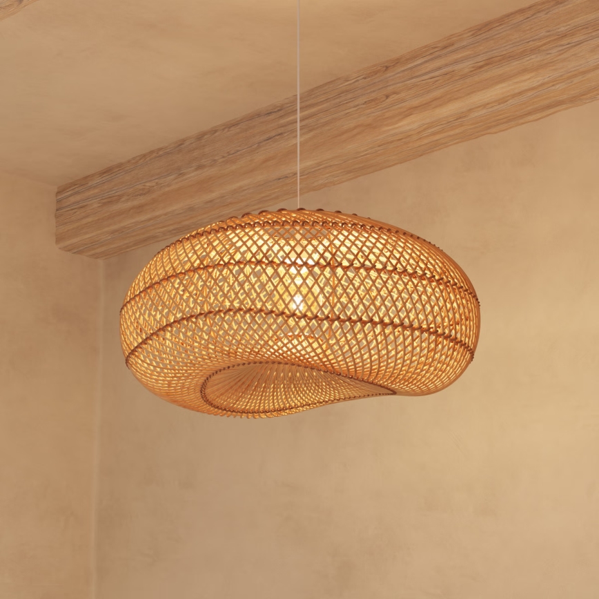 Atmosphera - Lestenec na vrvici JENY 1xE27/40W/230V ratan