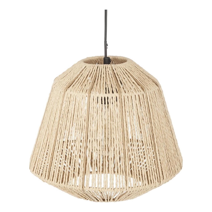 Atmosphera - Lestenec na vrvici JILY 1xE27/40W/230V juta bež