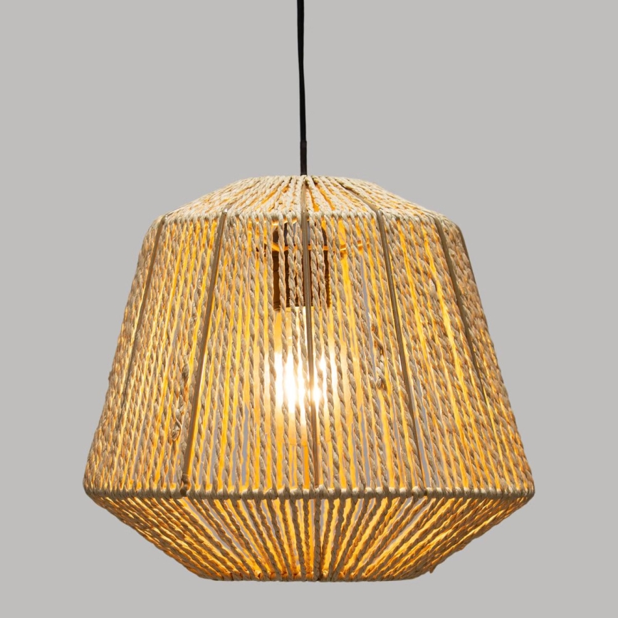 Atmosphera - Lestenec na vrvici JILY 1xE27/40W/230V juta bež
