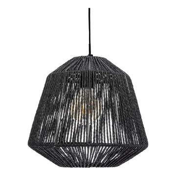 Atmosphera - Lestenec na vrvici JILY 1xE27/40W/230V juta črna