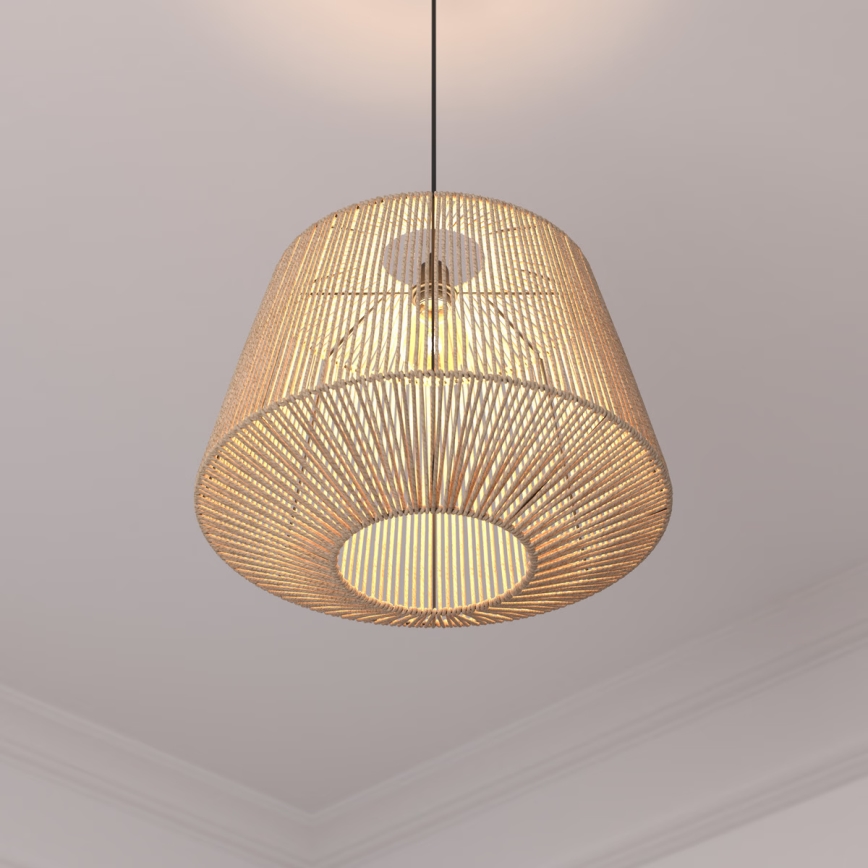 Atmosphera - Lestenec na vrvici JILY 1xE27/40W/230V juta