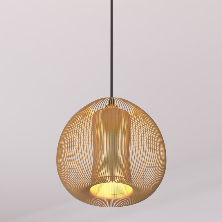 Atmosphera - Lestenec na vrvici NODA 1xE27/40W/230V baker