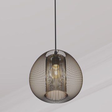Atmosphera - Lestenec na vrvici NODA 1xE27/40W/230V črna