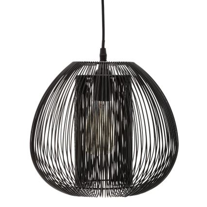 Atmosphera - Lestenec na vrvici NODA 1xE27/40W/230V črna