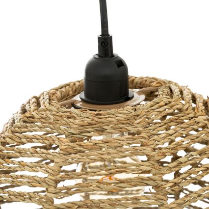 Atmosphera - Lestenec na vrvici RANA 2xE27/40W/230V ratan