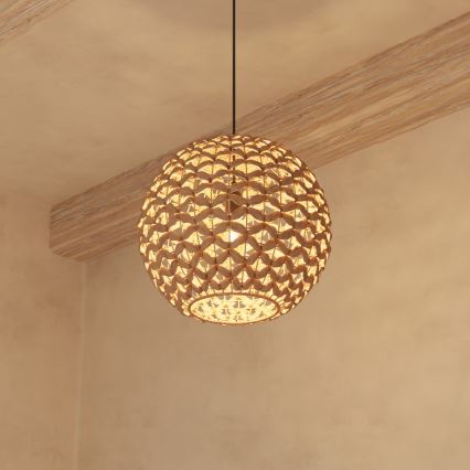Atmosphera - Lestenec na vrvici SAND 1xE27/40W/230V voda hijacinta