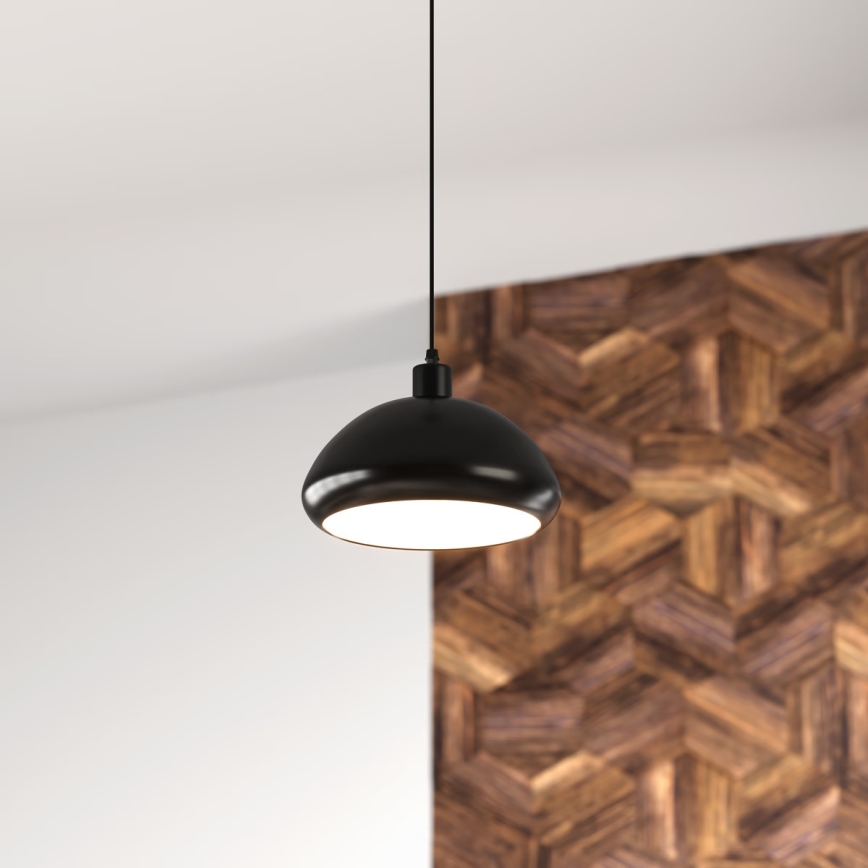 Atmosphera - Lestenec na vrvici SAVIO 1xE27/40W/230V črna