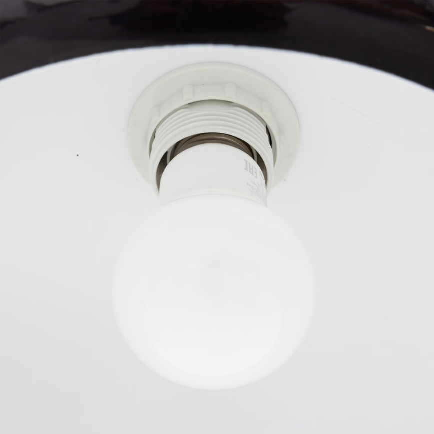Atmosphera - Lestenec na vrvici SAVIO 1xE27/40W/230V črna
