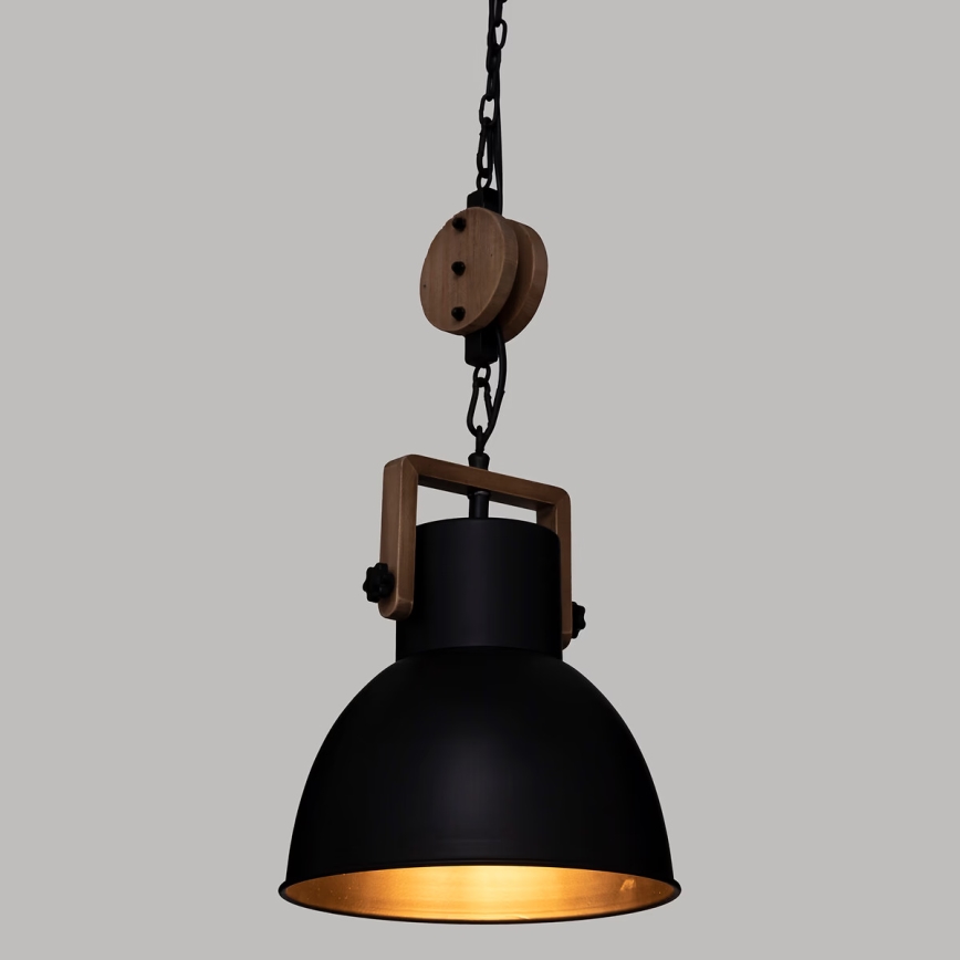 Atmosphera - Lestenec na vrvici SILAS 1xE27/40W/230V bor