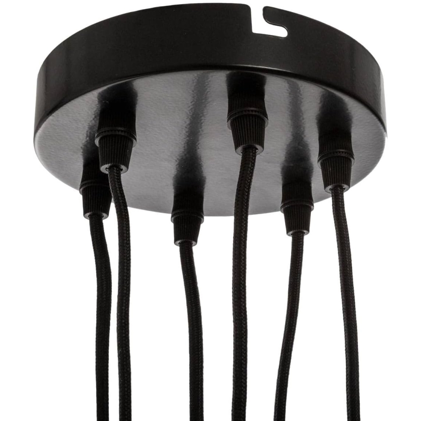 Atmosphera - Lestenec na vrvici UDELL 6xE27/40W/230V pajek