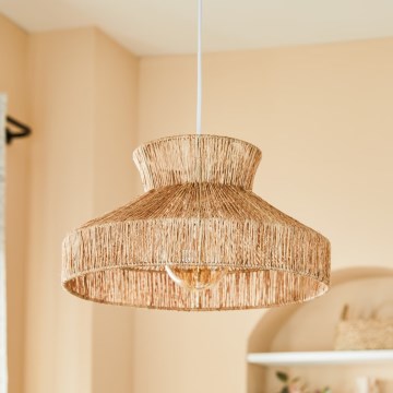 Atmosphera - Lestenec na vrvici ZELIA 1xE27/40W/230V juta