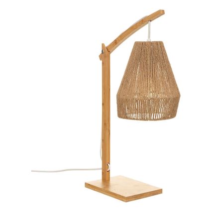 Atmosphera - Namizna svetilka KARLA 1xE27/40W/230V bambus