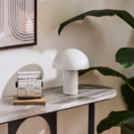 Atmosphera - Namizna svetilka LITO 1xE27/25W/230V bela