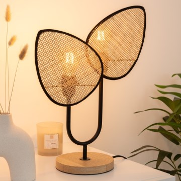Atmosphera - Namizna svetilka OLME 1xE27/40W/230V ratan